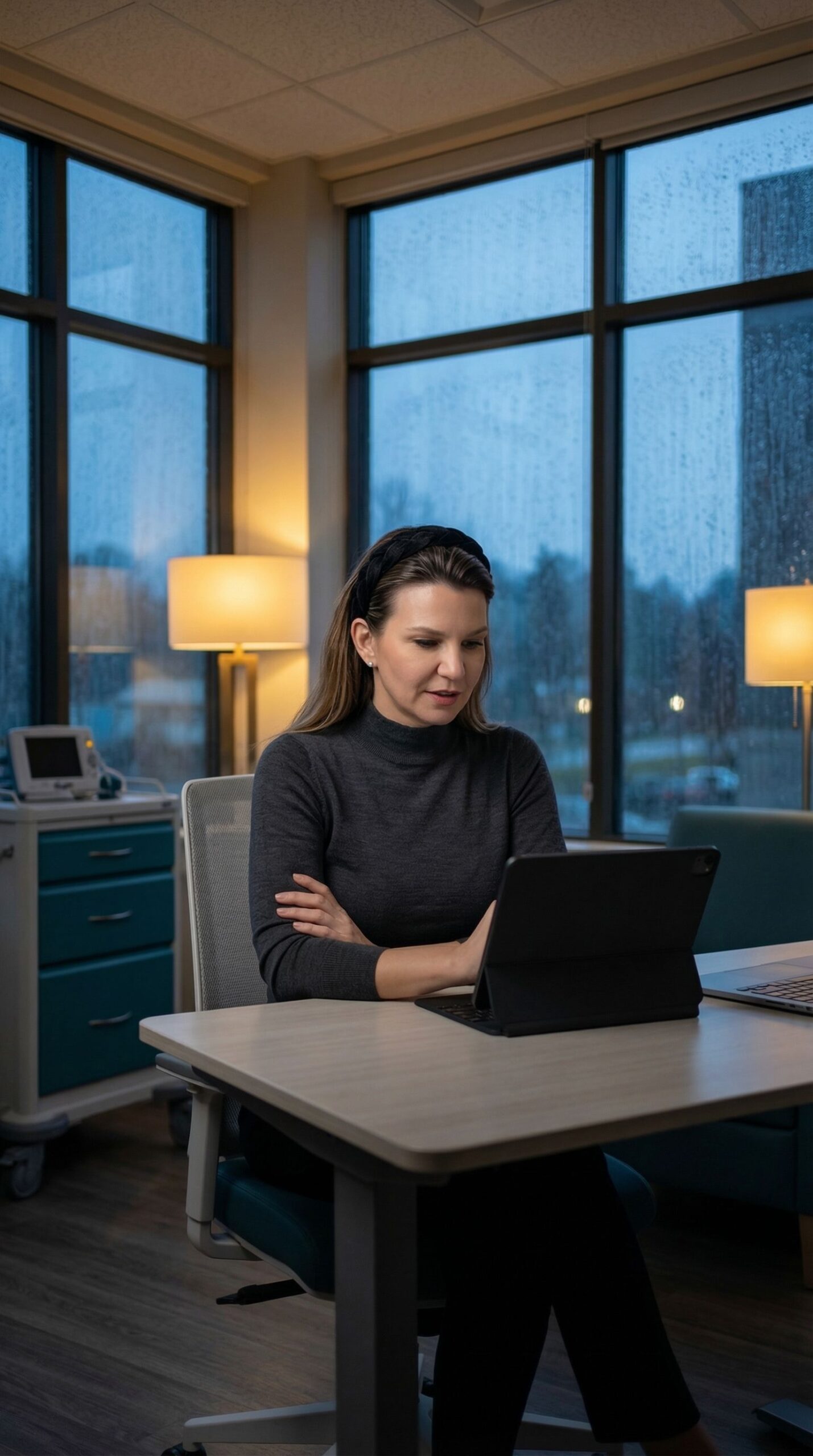 From First Sniffle to Recovery: Catching Respiratory Illness Early Medical instruments including a stethoscope and pulse oximeter on a clean clinic desk