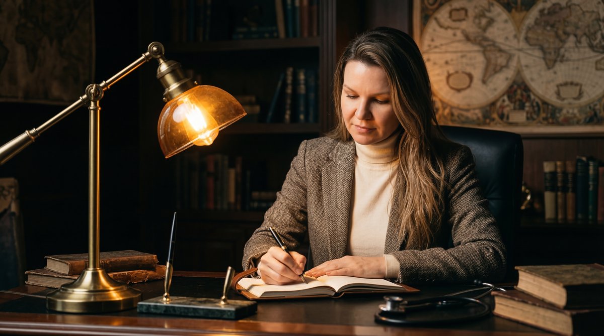 Illustration of a modern digital health dashboard showing blood pressure and glucose charts for chronic disease management.
